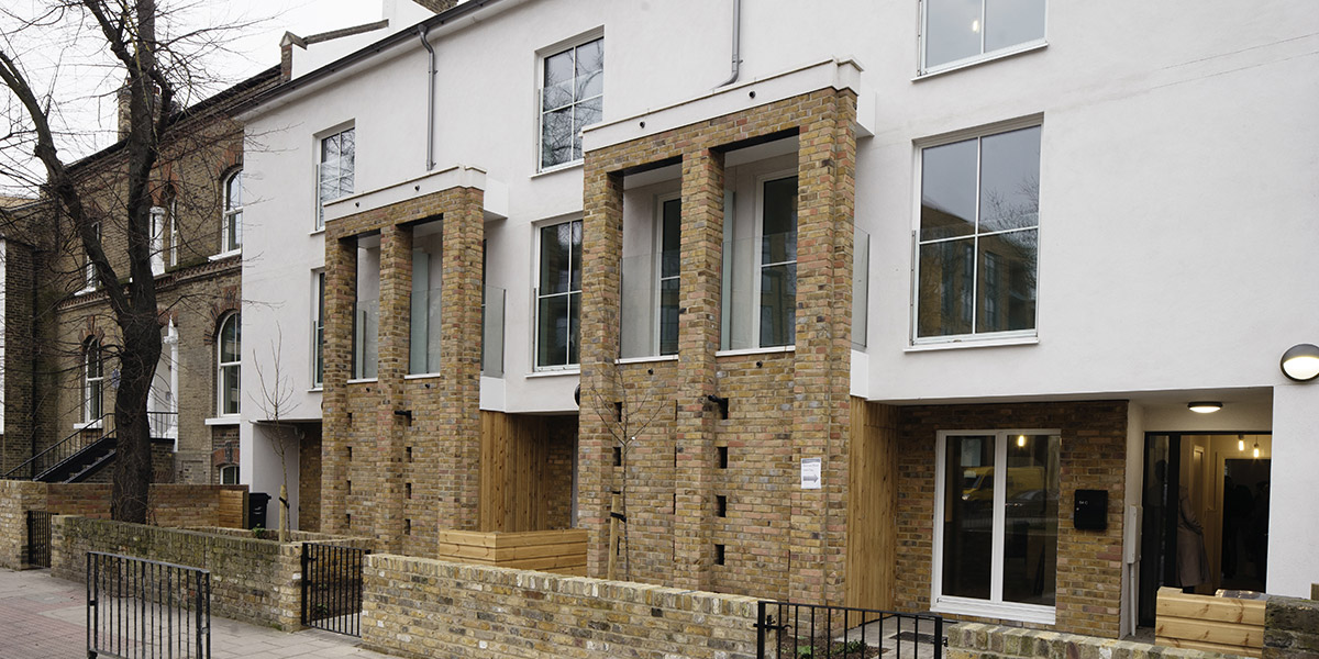 Warmshell Lime Insulation used at Akerman Road for Lambeth Council