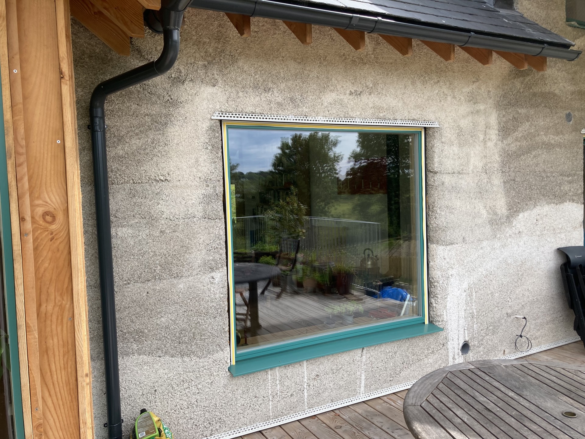 Hempcrete before rendering