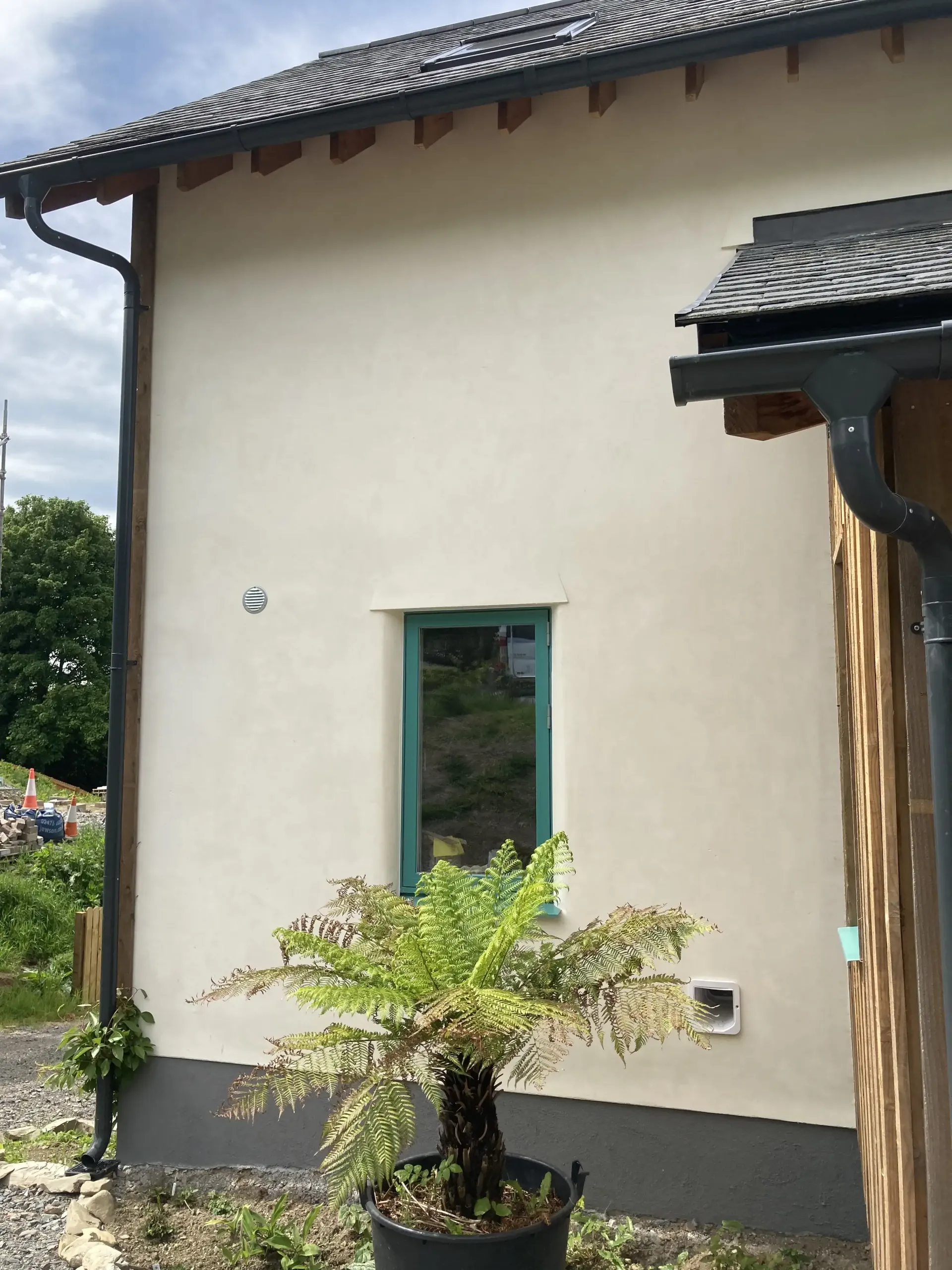 Hemp house lime render